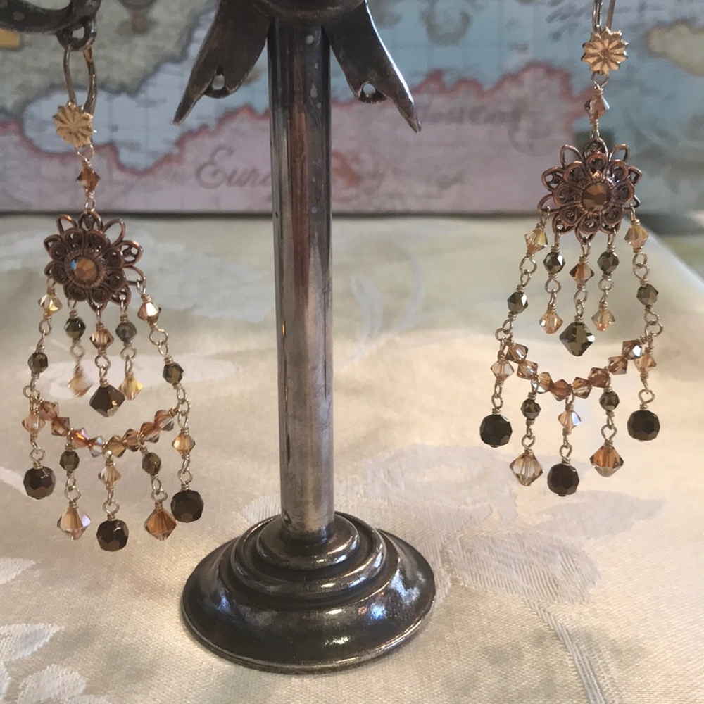 Artisan Chandelier Earrings - Picture 4 of 4